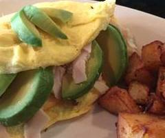 Turkey Club Omelet